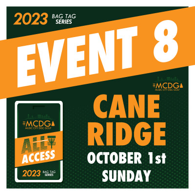 2023 MCDG Bag Tag Series Event 8 @ Cane Ridge logo