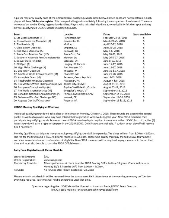 Pictures · Augusta Disc Golf Classic Driven by Innova (2018, Augusta