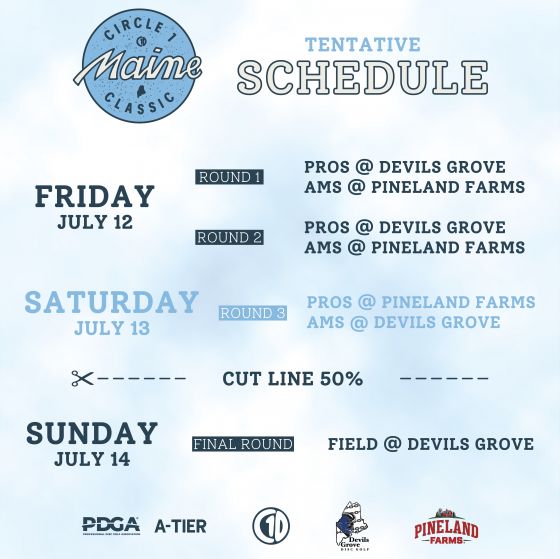 Pictures · Circle 1 Maine Classic (2024, dubV Disc Golf) · Disc Golf Scene